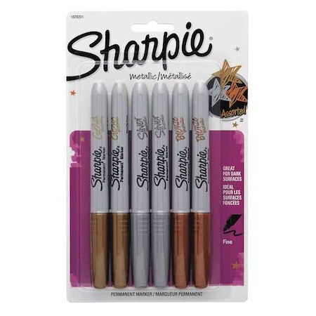 2 Bronze, 2 Gold, 2 Silver Marker Set, 6 PK MPN:1829201