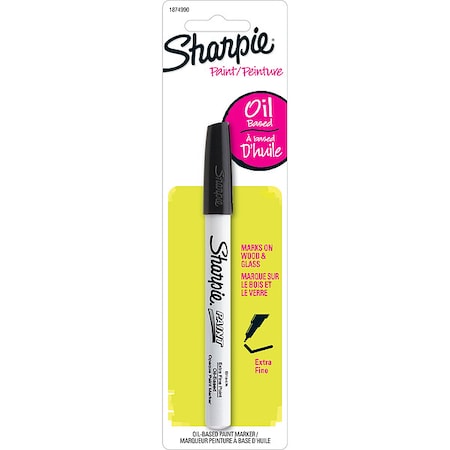 Liquid Paint Marker, Black, Metal MPN:1874990