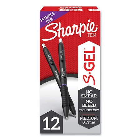 Pen Set, Purple, Non-Erasable, Gel, PK12 MPN:2126235