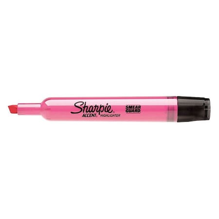 Smear Guard Highlighter, Chisel Tip Fluorescent Pink PK12 MPN:25009B