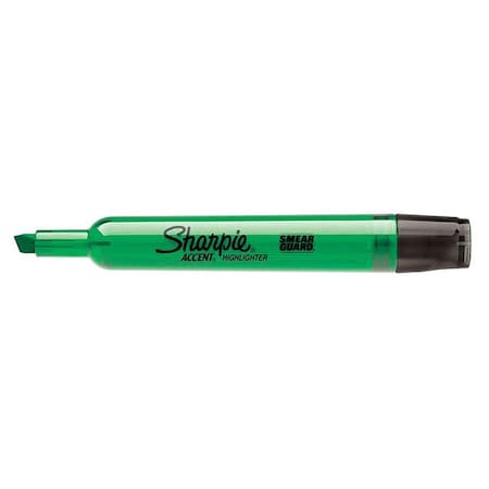 Smear Guard Highlighter, Chisel Tip Fluorescent Green PK12 MPN:25026B