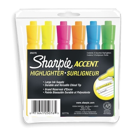 Highlighter Set, Standard, Assorted, PK36 MPN:25876PP