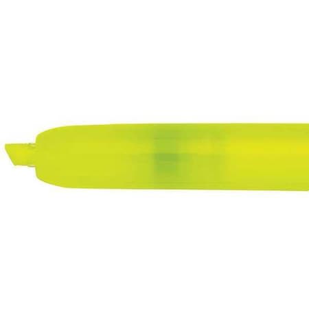 Retractable Highlighter Set, Micro Chisel Tip Fluorescent Colors PK8 MPN:28101