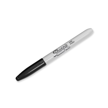 Permanent Maker, Fine Marker Point Type, Black Ink, PK5 MPN:30665PP