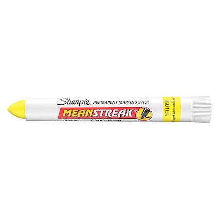 Mean StreakMarking Stick, Yellow, Bullet Tip, Capped, 12 PK MPN:85005