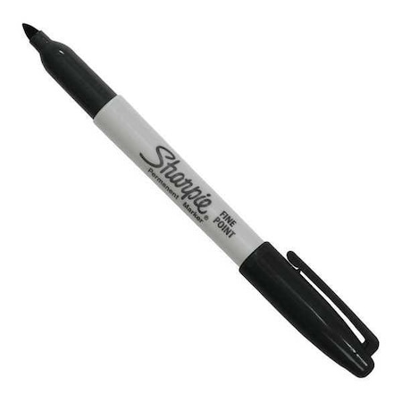 Sharpie Fine Point Permanent Markers, Black, PK12 MPN:MK301BK