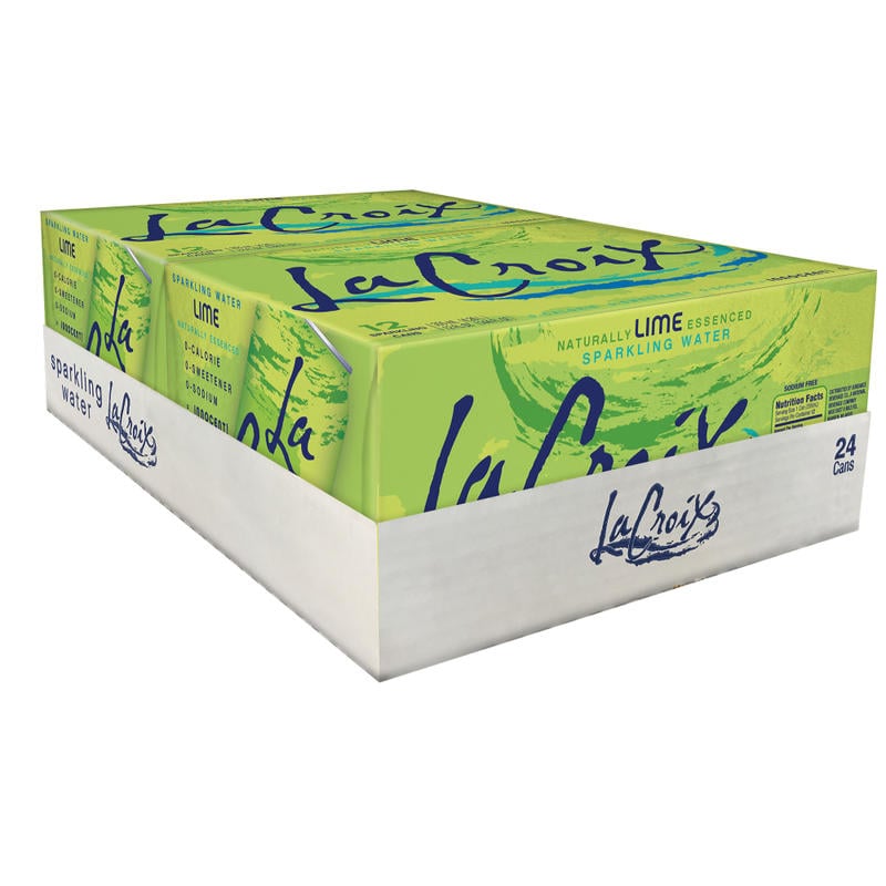 LaCroix Core Sparkling Water with Natural Lime Flavor, 12 Oz, Case of 24 Cans (Min Order Qty 4) MPN:15021240