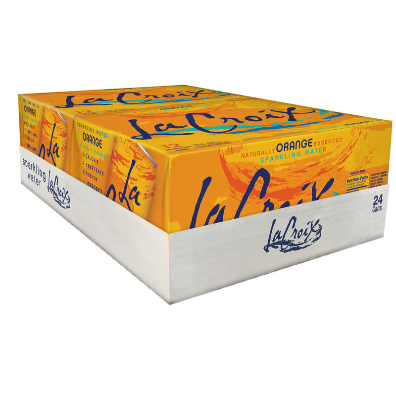 LaCroix Core Sparkling Water with Natural Orange Flavor, 12 Oz, Case of 24 Cans MPN:15021241CT