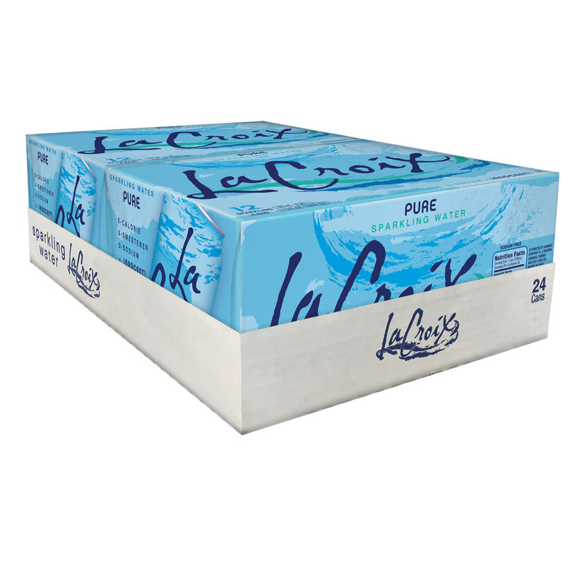 WPD LaCroix Core Sparkling Water with Natural Pure Flavor, 12 Oz, Case of 24 Cans (Min Order Qty 4) MPN:15021242