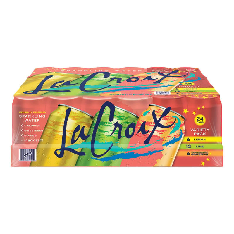 LaCroix Sparkling Water Variety Pack, 12 Oz, Case of 24 Cans (Min Order Qty 4) MPN:15114428