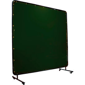 Shaver Industries Framed Weld Screen 6'W x 6'H Semi Transparent Dark Green FWS6600-G