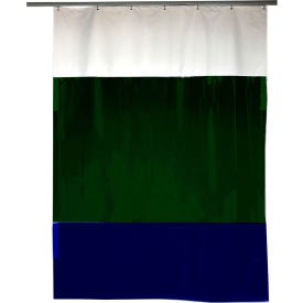 Shaver Industries Industrial Welding Curtain 20'W x 8'H WeldView Dark Green IDC208WG