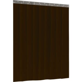 Shaver Industries Welding Strip Door 12'W x 10'H Amber Weldgrade PVC PVC1210A