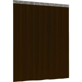 Shaver Industries Welding Strip Door 3'W x 7'HSemi-Transparent Amber Weldgrade PVC PVC37A