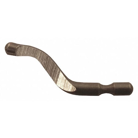 Deburring Replacement Blade, B 10, High Speed Steel, Straight and Hole Edges, 0.09 in Dia. MPN:151-29212