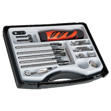 Deburring Tool Kit, Red MPN:154-00024