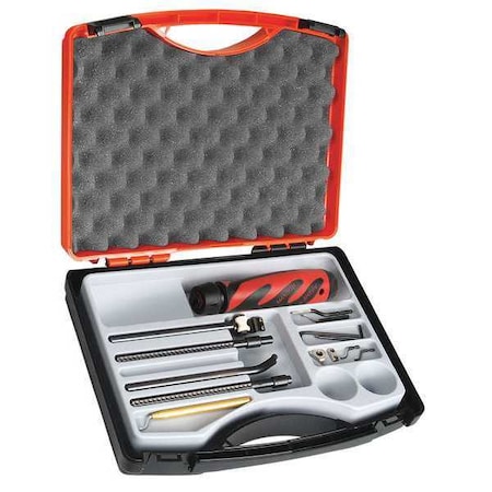 Deburring Tool Set, Plastic, Hi Speed Stl. MPN:154-00037