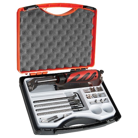 Deburring Tool Kit, Black/Orange MPN:154-00038
