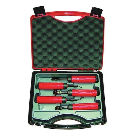 Deburring Tool Set, Plastic, HSS, w/Set B MPN:154-29060