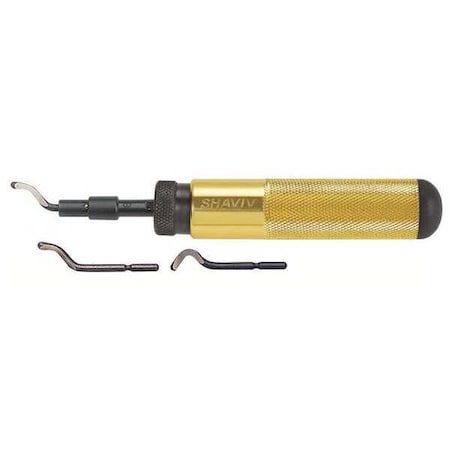 Deburring Tool Set, Aluminum, Hi Speed Stl MPN:155-00019