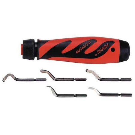 Deburring Tool Set, Plastic, Hi Speed Stl. MPN:155-00162
