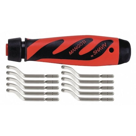 Deburring Tool Set, Heavy-Duty Blades MPN:155-00179