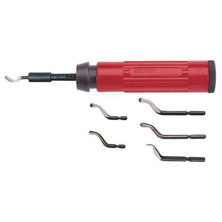 Deburring Tool Set, Holds Both B, E Blades MPN:155-29178