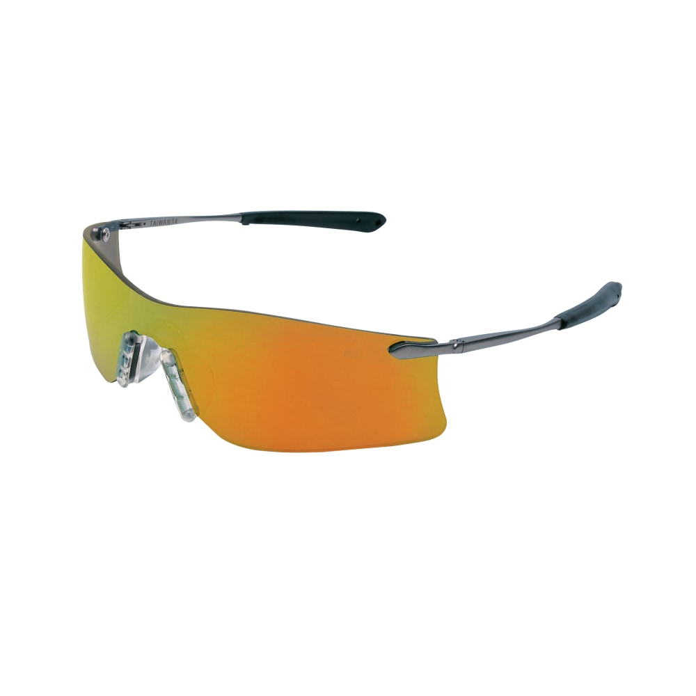 Rubicon Protective Eyewear, Fire Lens, Polycarbonate, Scratch-Resistant, Frame MPN:135-T411R