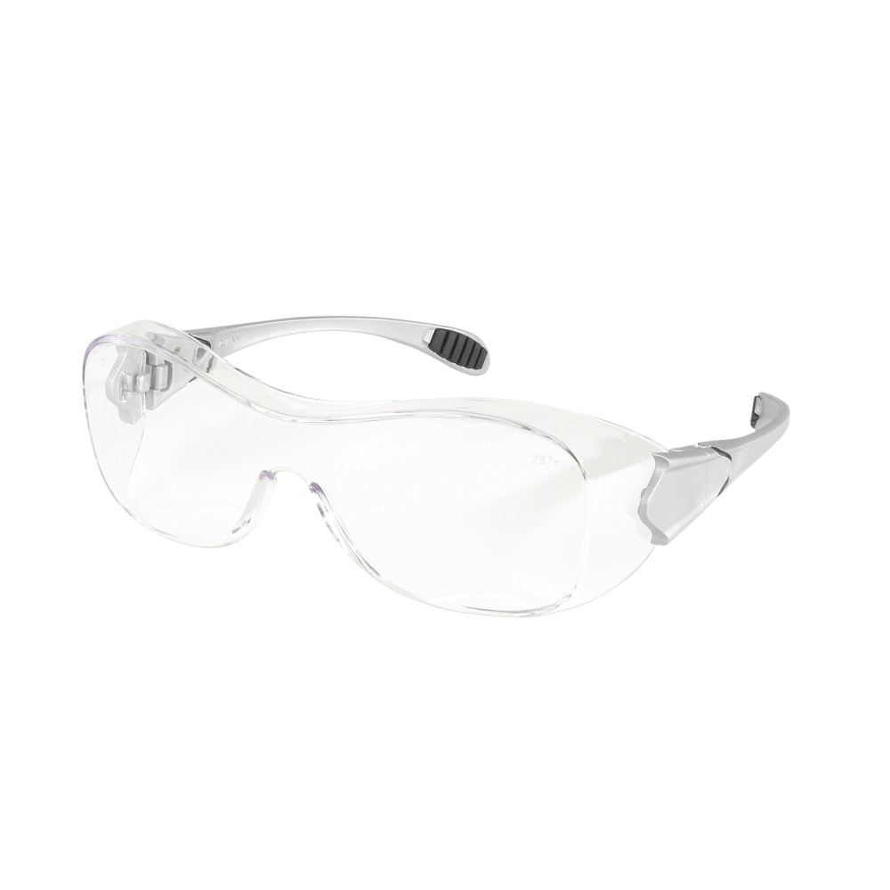 Crews Law Over-The-Glasses Safety Glasses, Gray Frames, Clear Antifog Lenses (Min Order Qty 9) MPN:CRWOG110AF