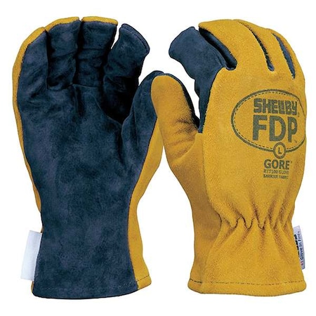 Firefighters Gloves, M, Pigskin Lthr, PR MPN:5226M