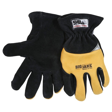 Firefighter Gloves, Black/Yellow, PR MPN:5283XS