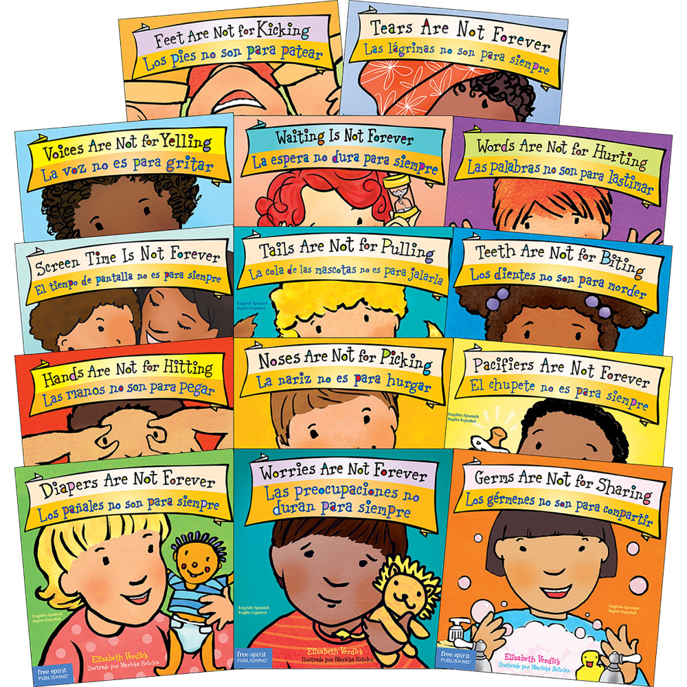 Free Spirit Publishing Best Behavior Bilingual Book Set, Set Of 14 Books MPN:SEP685193