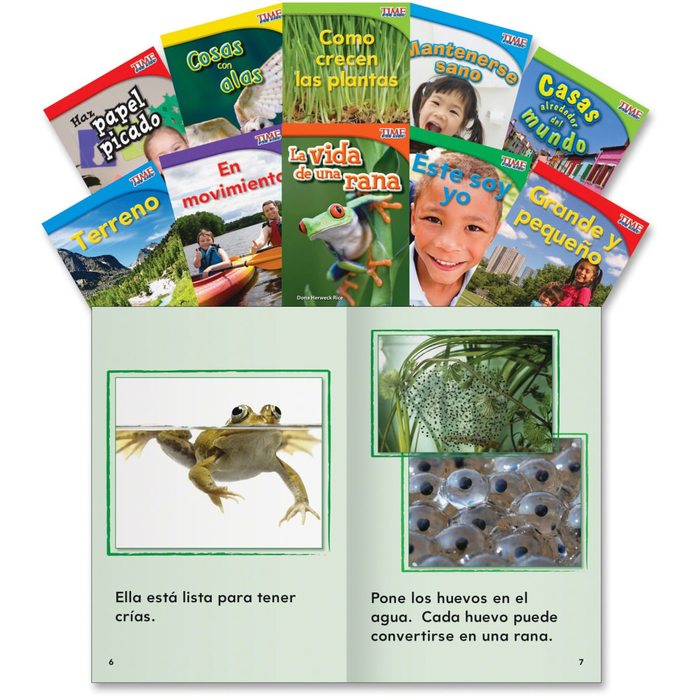 Shell Education Grade 1 TFK Science Spanish Book Set Printed Book - Book - Grade 1 - Spanish MPN:16096