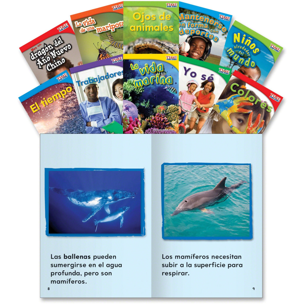 Shell Education TFK 1st-grade Spanish 10-Book Set 2 Printed Book - Book - Grade 1 - Spanish MPN:16098