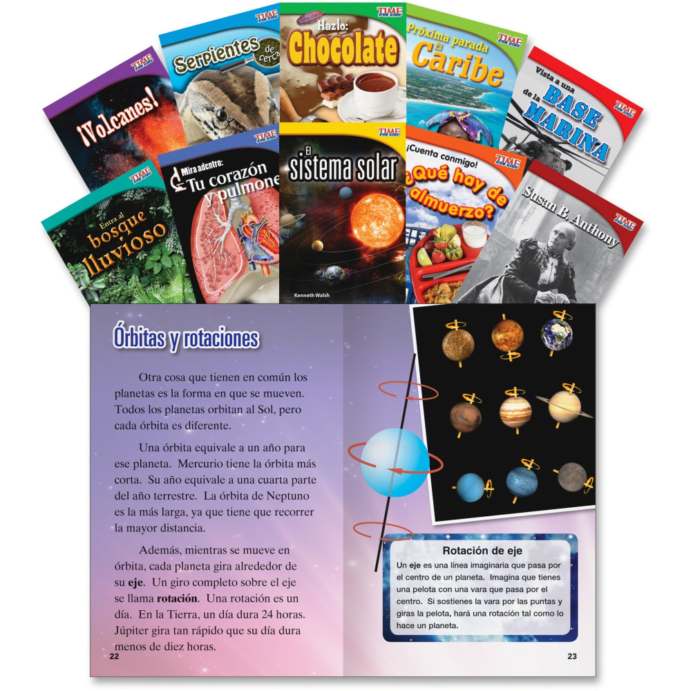 Shell Education TFK 2nd-grade Spanish 10-Book Set 3 Printed Book - Book - Grade 2 - Spanish MPN:16106