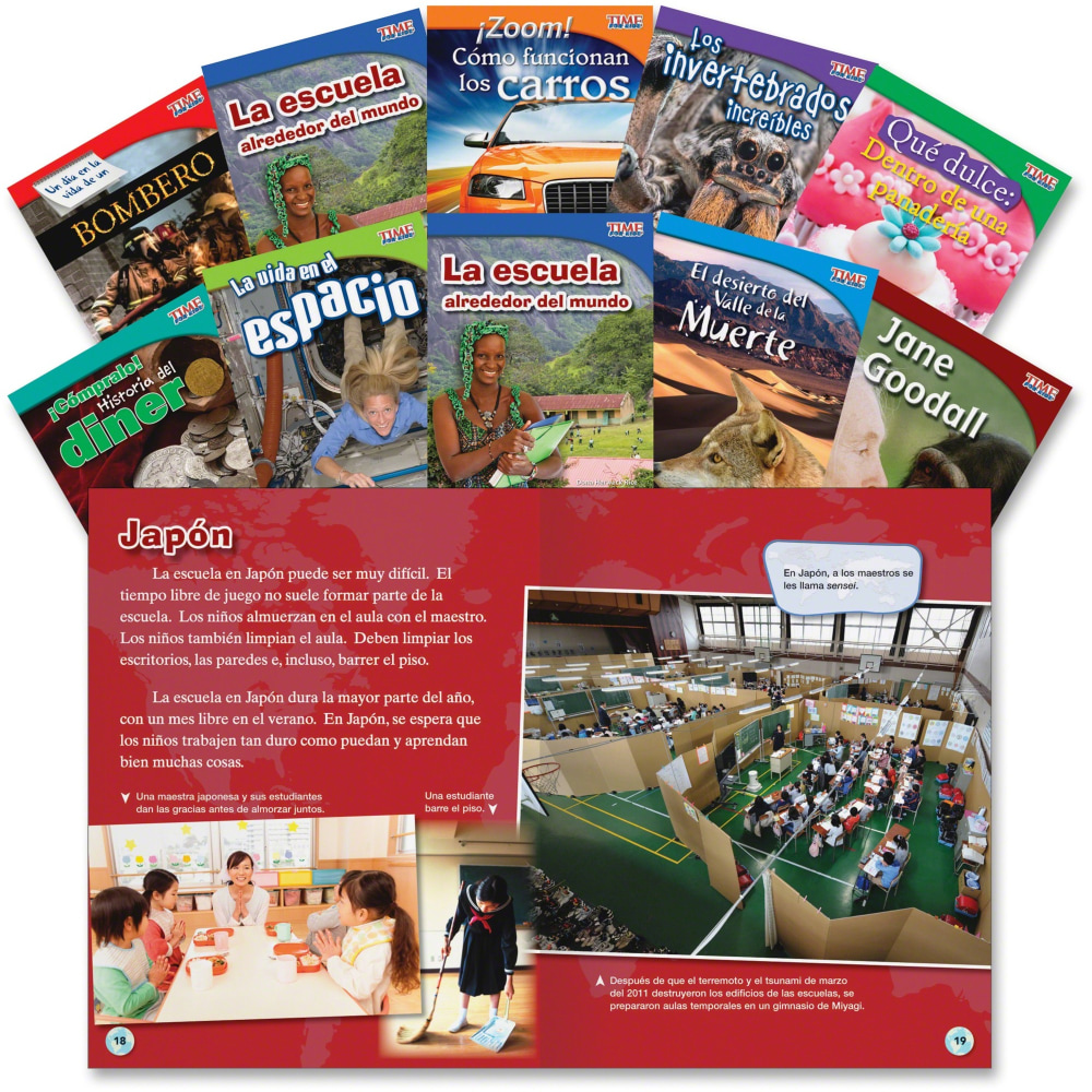 Shell Education TFK Fluent Spanish 3rd-Grade Book Set 3 Printed Book - Book - Grade 3 - Spanish MPN:16112