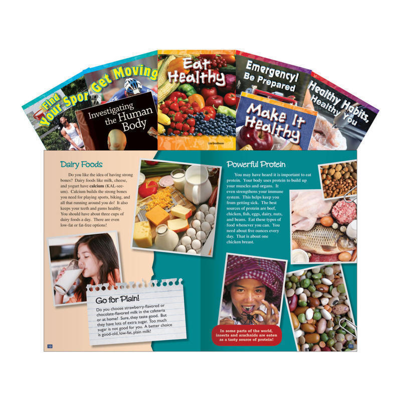 Teacher Created Materials Healthy You Book Set, Grades 3 - 5, Set Of 7 Books MPN:16128