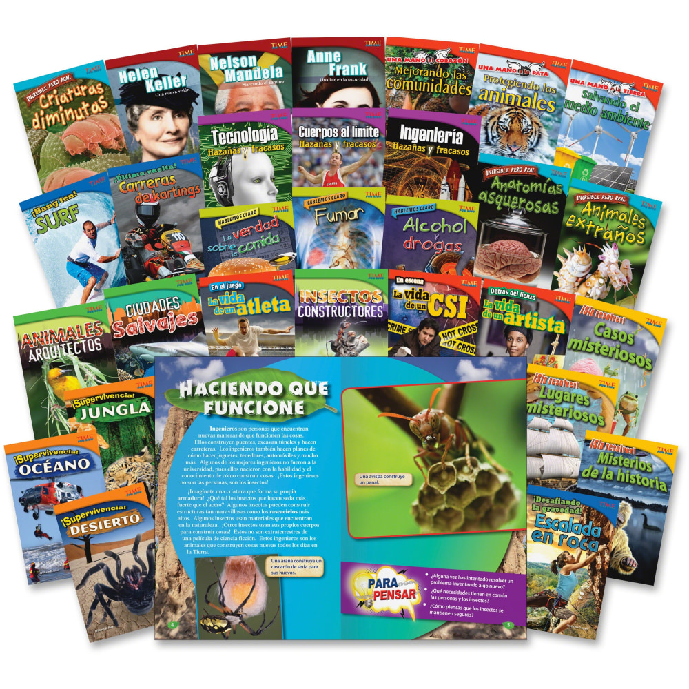Shell Education TFK Advanced 4th-Grade Spanish 30-book Set Printed Book - Book - Grade 4 - Spanish MPN:18386