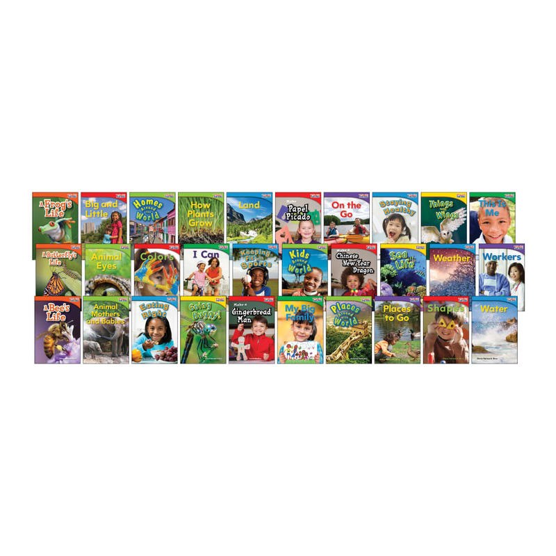 Shell Education Teacher Created Materials TIME FOR KIDS Nonfiction Book Set, Set Of 30 Books, Grade 1 MPN:18393