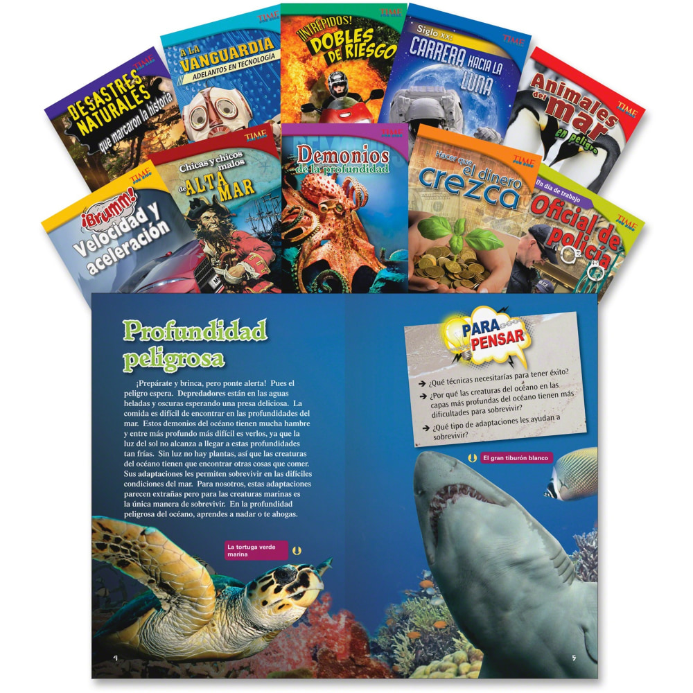 Shell Education TFK Challenging 10Book Spanish Set 1 Printed Book - Book - Grade 5 - Spanish MPN:18481