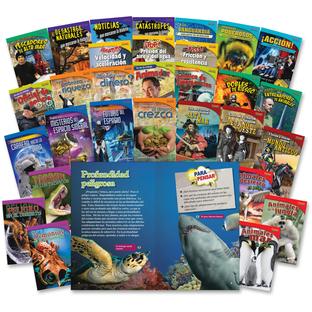 Shell Education TFK Challenging 30-Book Spanish Set Printed Book - Book - Spanish MPN:20222