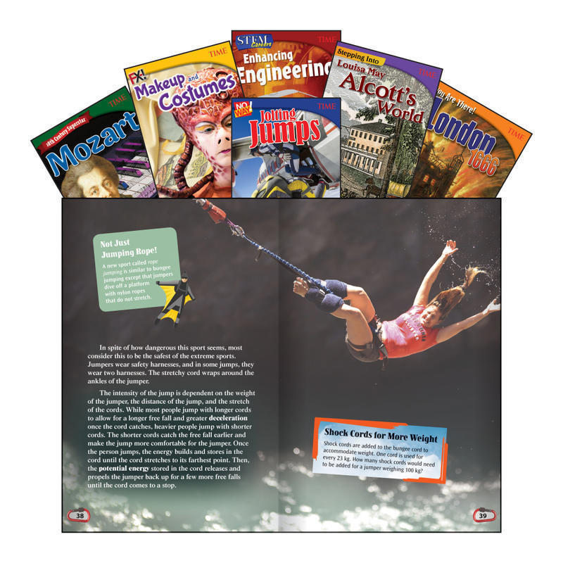 Teacher Created Materials TIME Informational Texts, Set 2, Grade 7, Set Of 6 MPN:27645