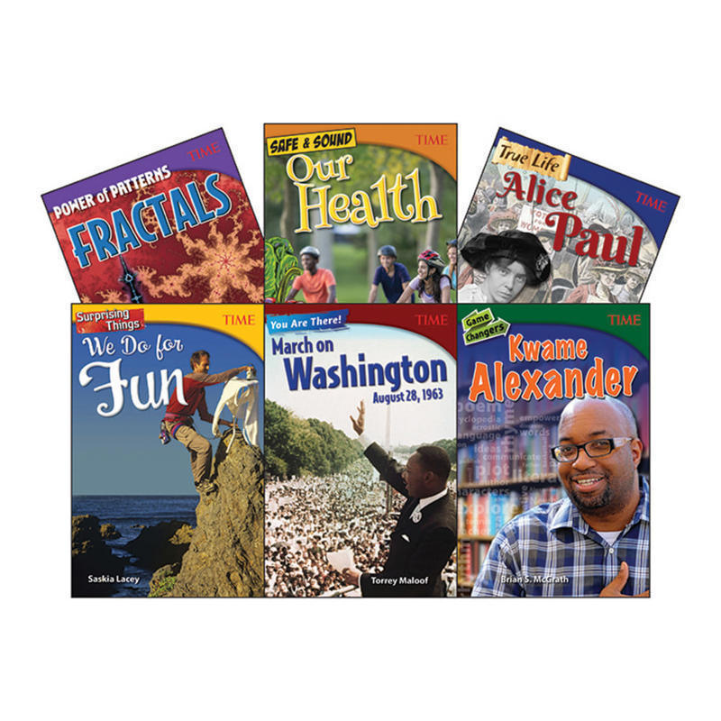 Teacher Created Materials TIME Informational Text Set, Set 3, Grade 8, Set Of 6 Books MPN:28618