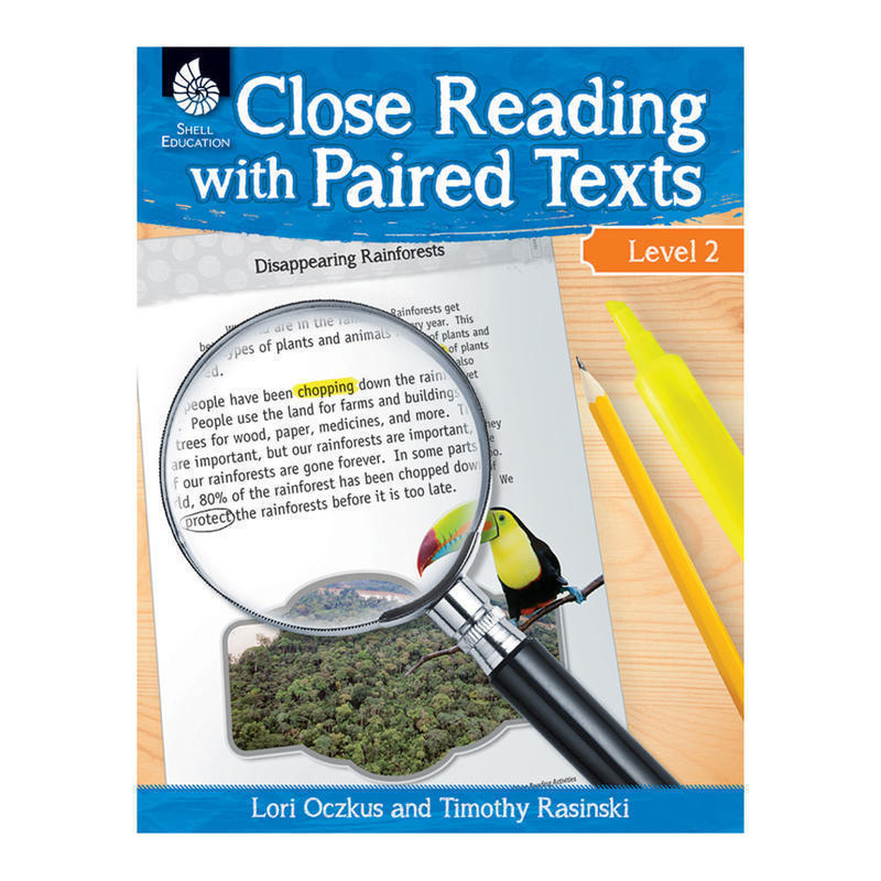 Shell Education Close Reading With Paired Texts, Grade 2 MPN:51358