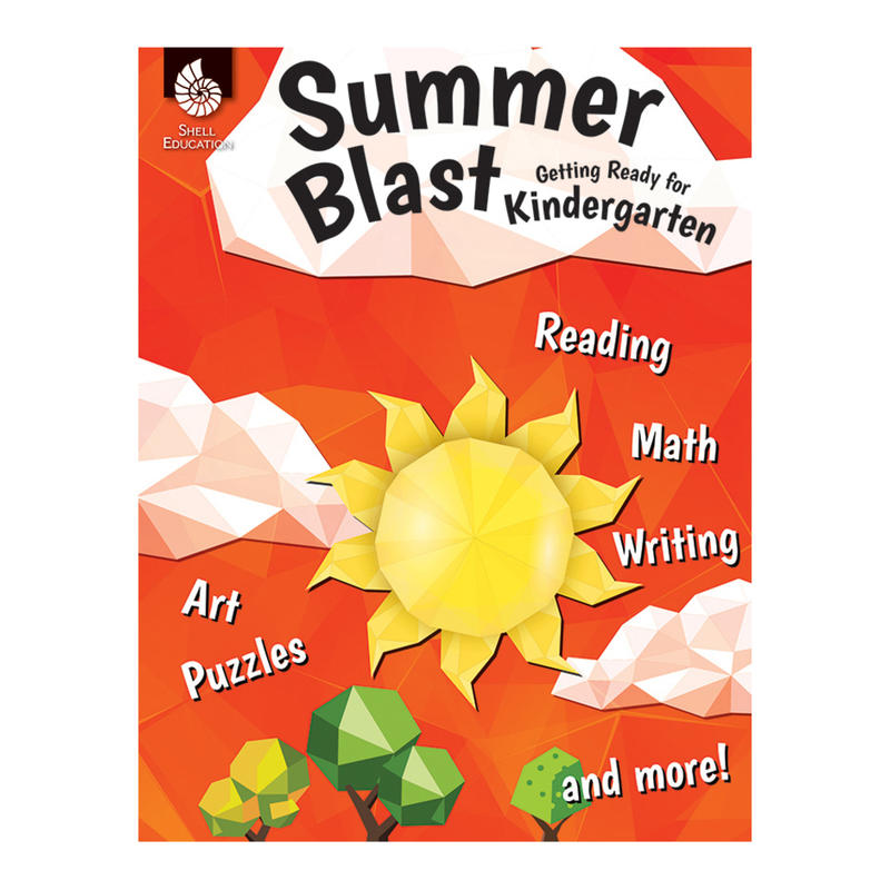 Shell Education Summer Blast Activity Book, Getting Ready For Kindergarten MPN:51550