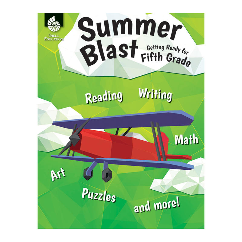 Shell Education Summer Blast Activity Book, Getting Ready For Grade 5 MPN:51555