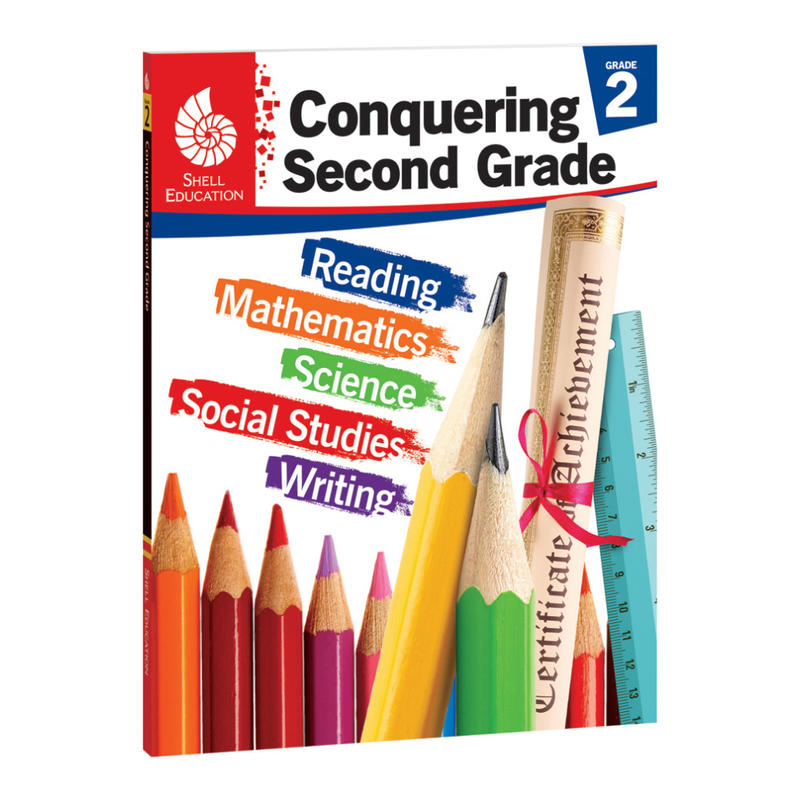Shell Education Conquering The Grades, Grade 2, Red MPN:51621