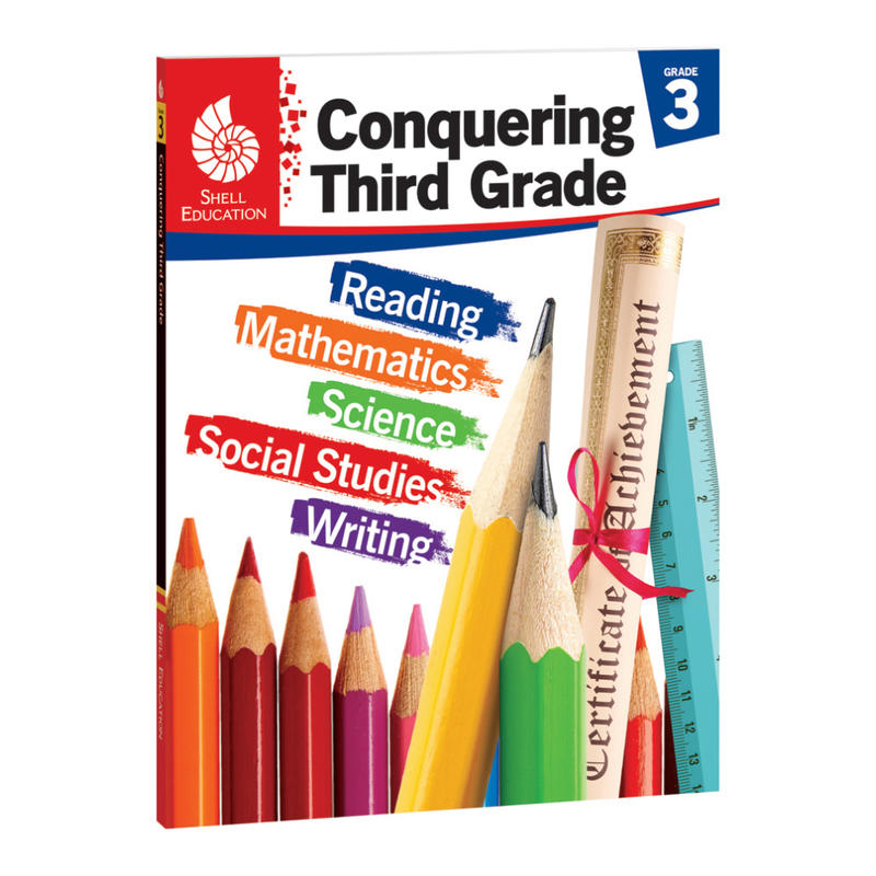 Shell Education Conquering The Grades, Grade 3, Red MPN:51622