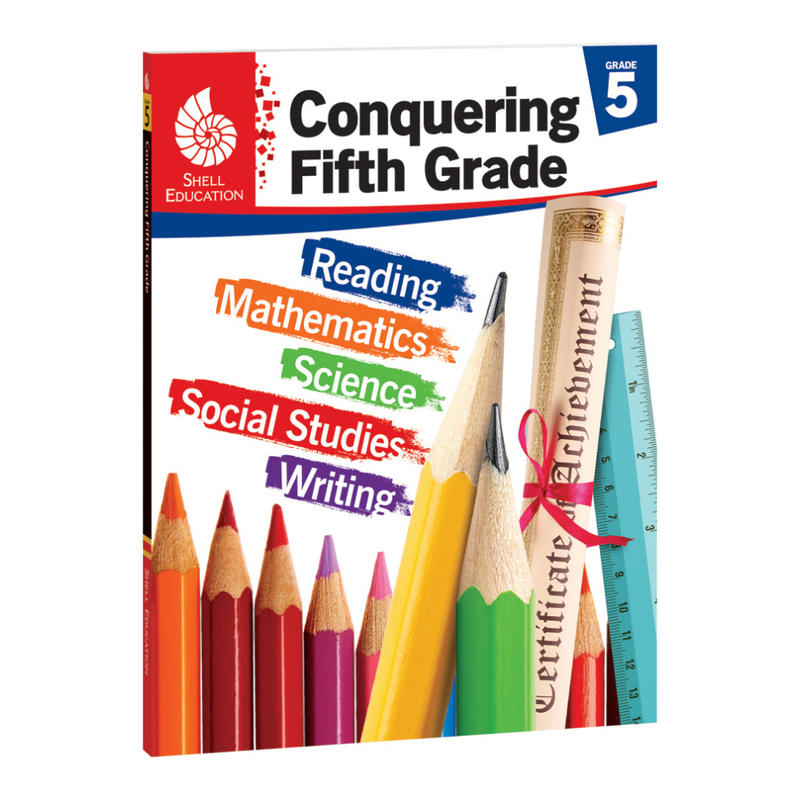 Shell Education Conquering The Grades, Grade 5, Red MPN:51624