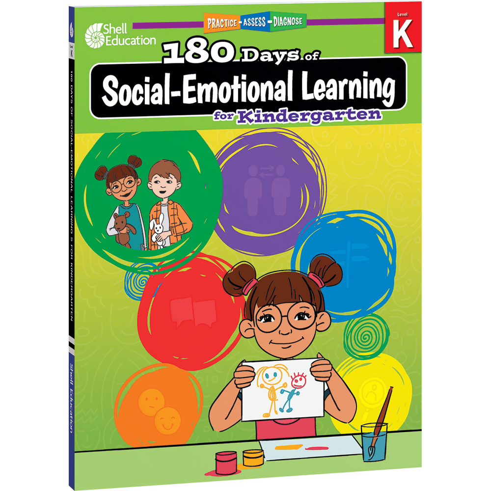 Shell Education 180 Days of Social-Emotional Learning, Kindergarten MPN:SEP126956